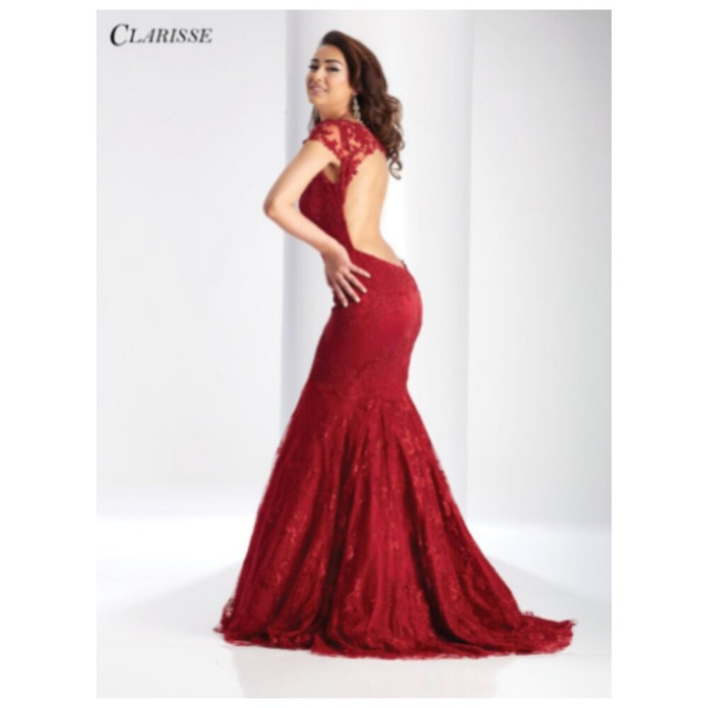 **Clarisse** Prom Dress Ruby Size 2 NWOT